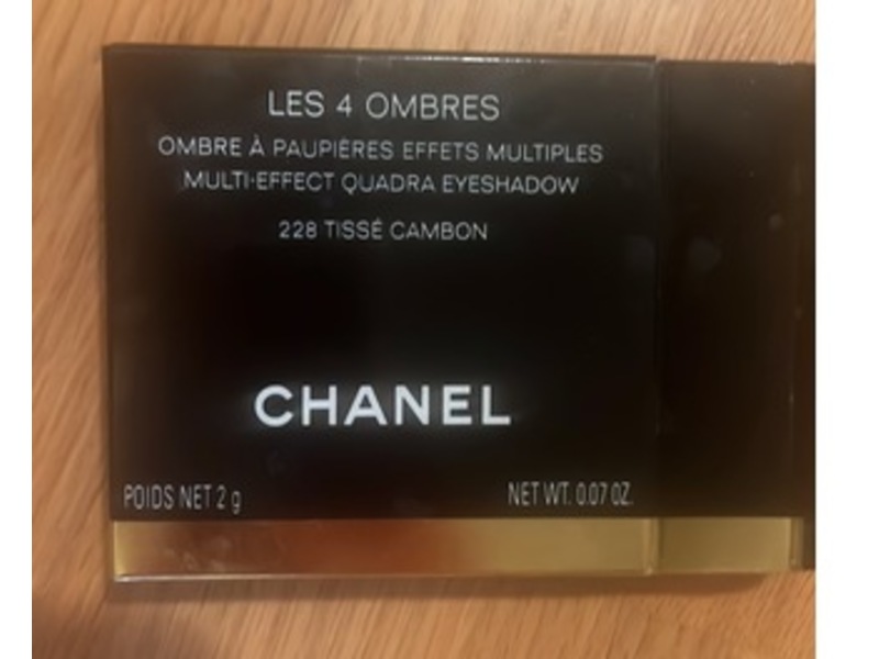 Chanel Les 4 Ombres Multi-Effect Eyeshadow, 228 Tisse Cambon, 0.07 oz/2 g