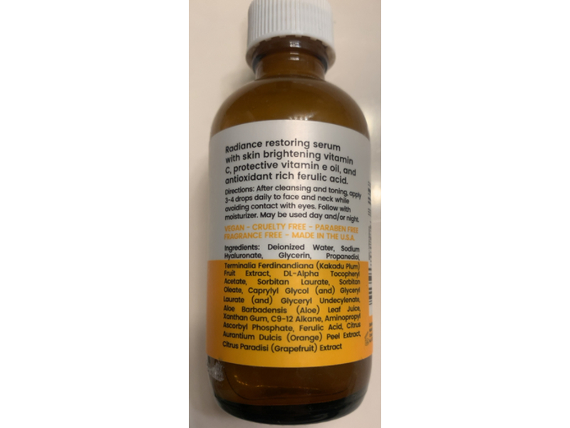 Natural Outcome Face Serum, Vitamin C & Ferulic Acid, 2 oz/60 mL