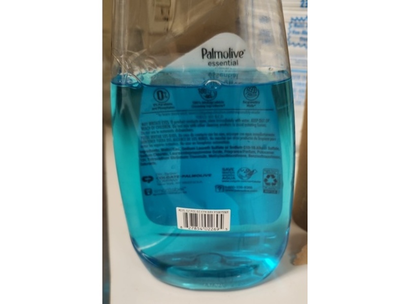 Palmolive Essential Clean Liquid Dish Soap, Citrus Berry Splash, 40 fl oz/1.18 L