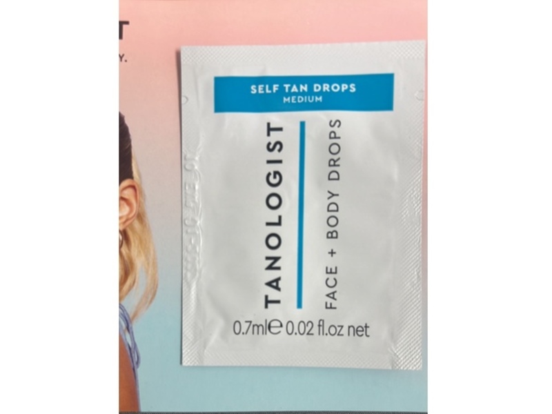 Tanologist Self Tan Face & Body Drops, Medium, 0.02 fl oz/0.7 mL