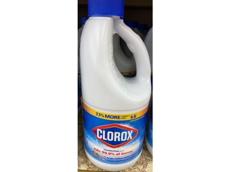 Clorox Disinfecting Bleach, 43 fl oz/1.27 L