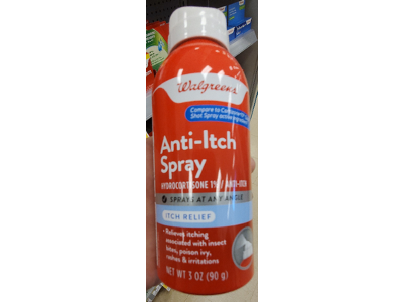 Walgreens Anti-Itch Spray, Itch Relief, 3 oz/90 g