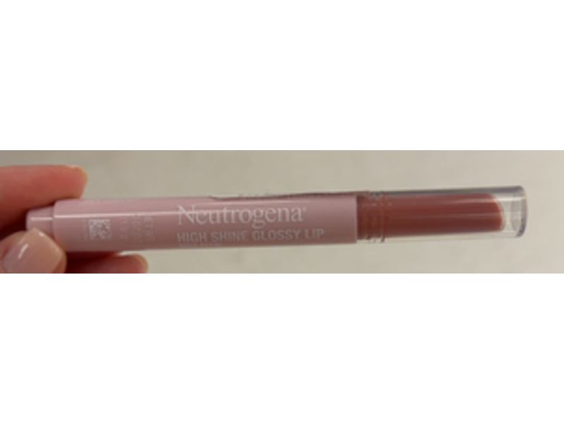 Neutrogena High Shine Glossy Lip Oil, Rose Petal, 0.07 oz/1.9 mL