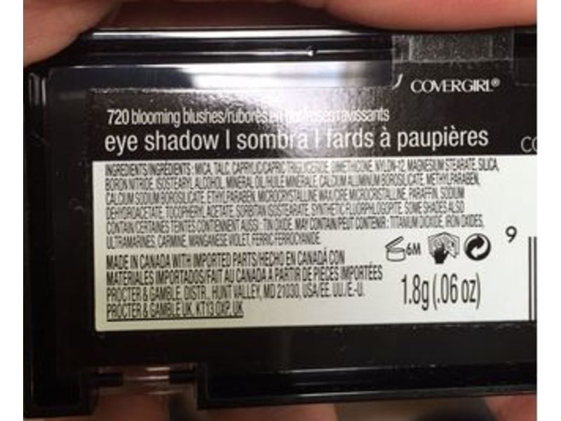 CoverGirl Eyeshadow Quads, Blooming Blushes 720, 0.06 oz/1.8 g