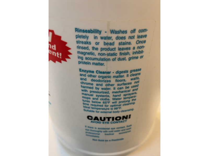 Kleen-Free Naturally Preformed Enzyme Cleaner, Fresh & Clean,