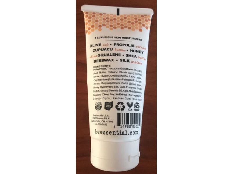 Beessential Hand And Body Cream, Original Honey, 6 oz/170 g
