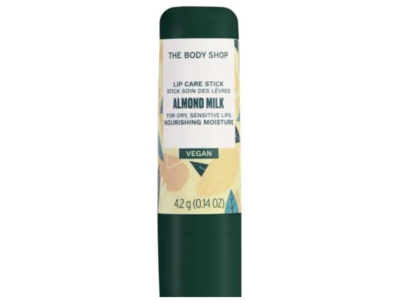 The Body Shop Lip Care Stick, Almond Milk, 0.14 fl oz/4.2 g