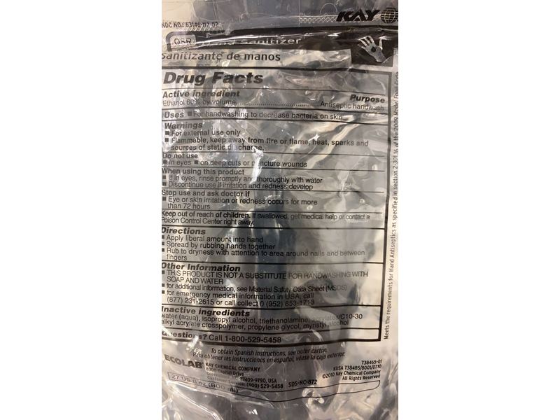 Ecolab Foaming Antibacterial Soap, 25 fl oz/750 mL