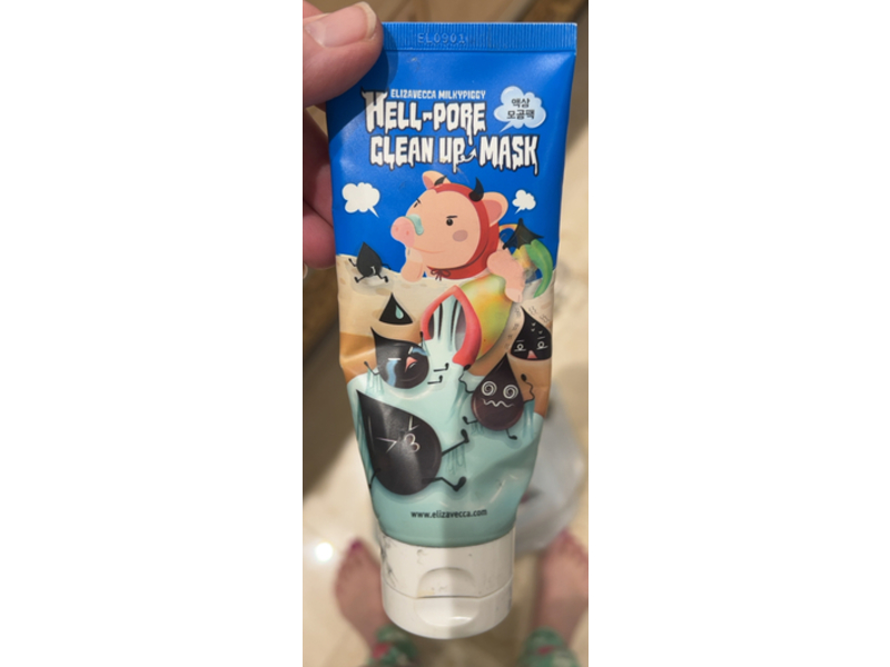 Elizavecca Hell-Pore Clean Up Mask, 3.38 fl oz/100 mL