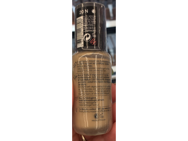 Sephora Best Skin Ever Foundation, 20 N, 0.84 fl oz/25 mL