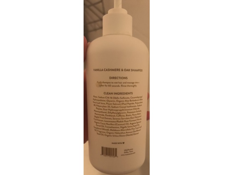 Routine Wellness Anti-Thinning Volumizing Shampoo. Vanilla Cashmere & Oak, 14 oz/414 mL