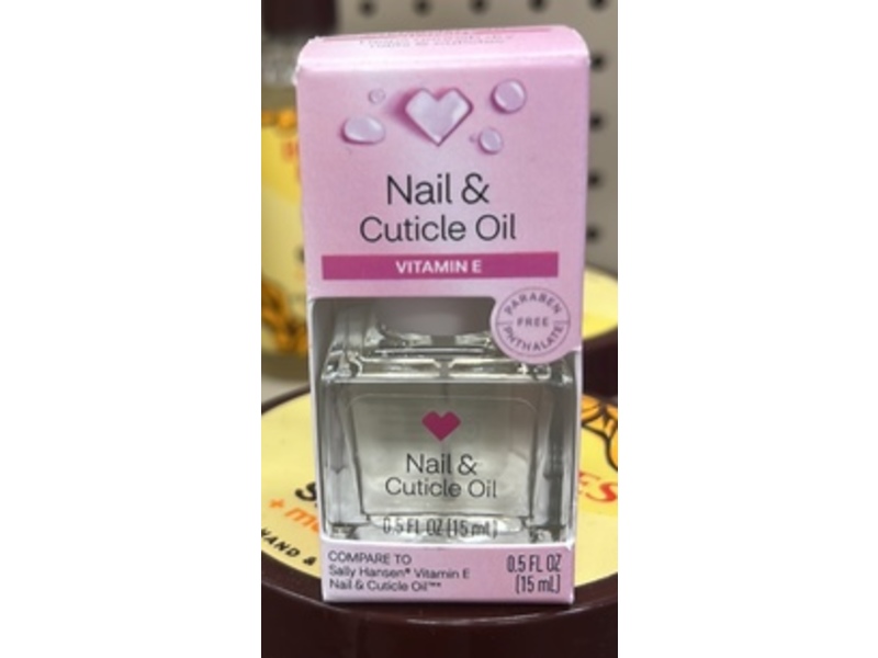 CVS Health Nail & Cuticle Oil, Vitamin E, 0.5 fl oz/15 mL