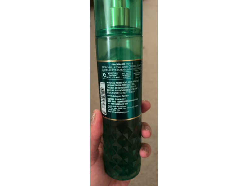 Bath & Body Works Fine Fragrance Mist, Vanilla Bean Noel, 8 fl oz/236mL