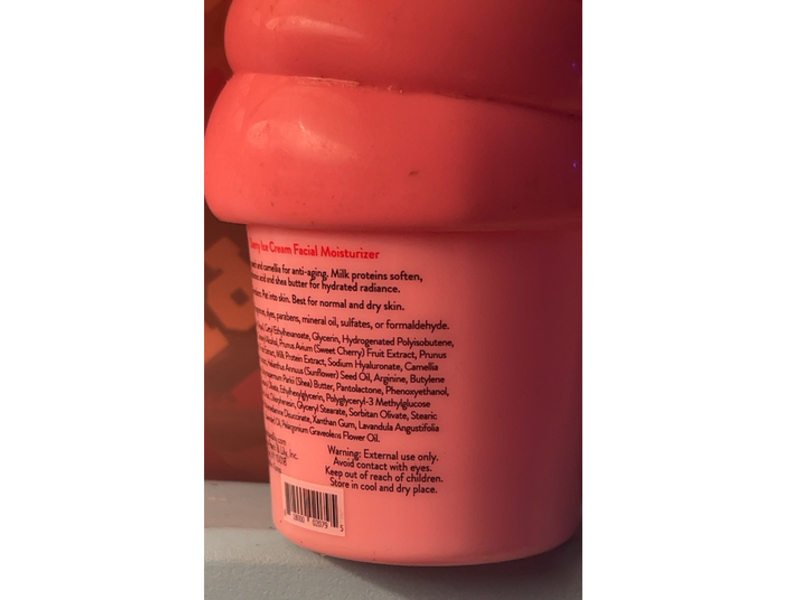 Peach & Lily Facial Moisturizer, Cherry Ice Cream, 1.69 fl oz/50 mL