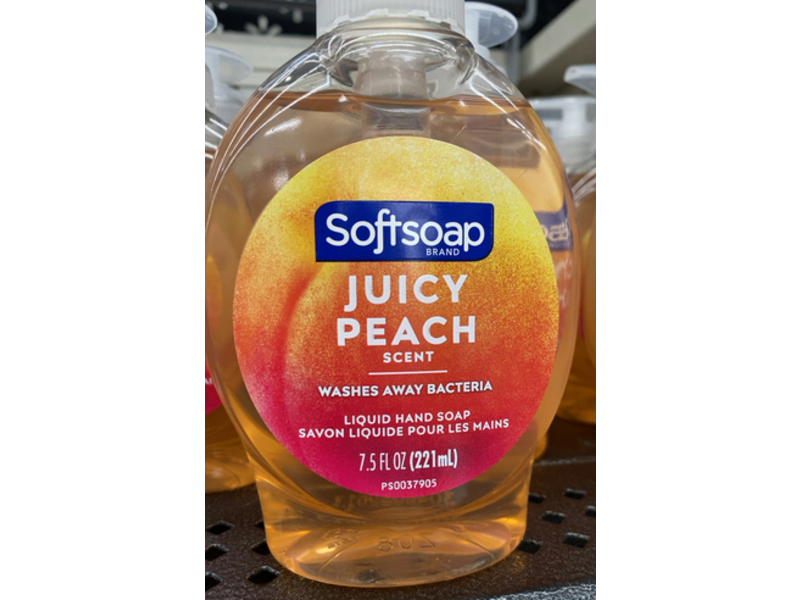 Softsoap Liquid Hand Soap, Juicy Peach, 7.5 fl oz/221 mL