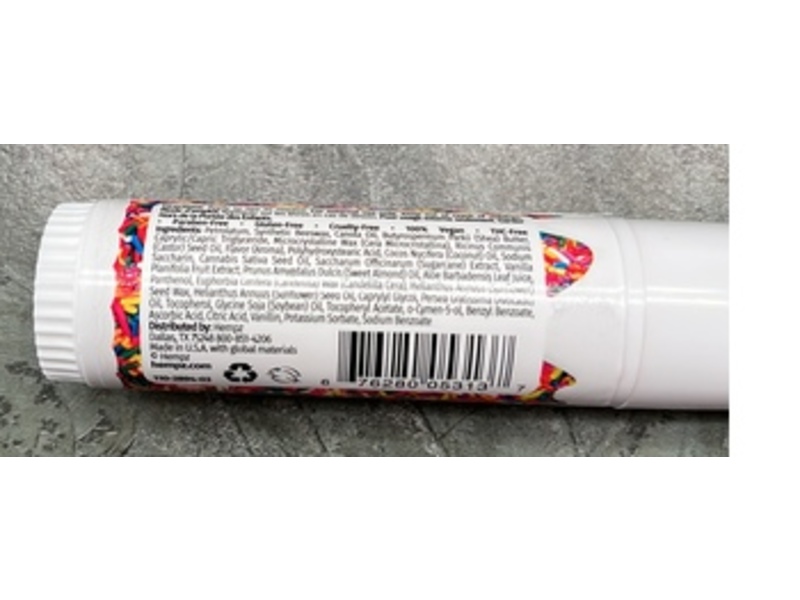 Hempz Herbal Lip Balm, Buttercream Cake Bite, 0.53 oz/15 g