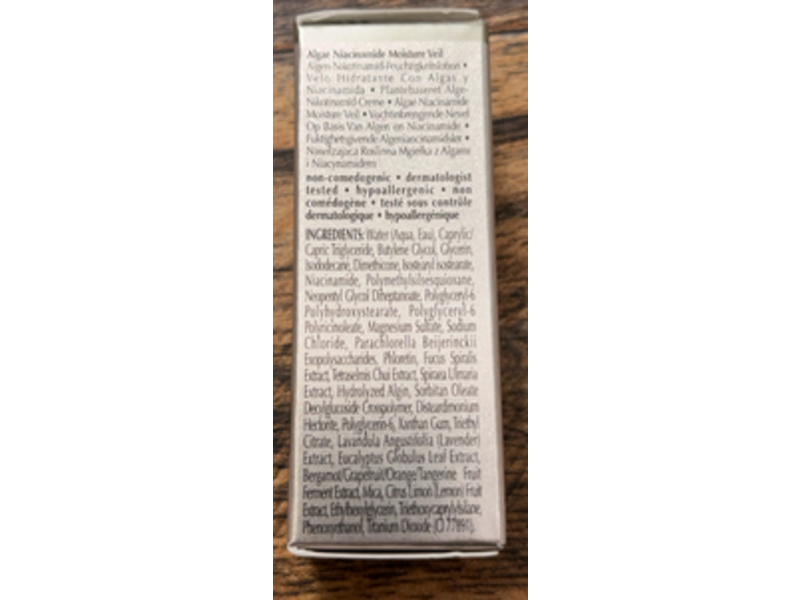 Algenist Algae Niacinamide Moisture Veil, 0.34 fl oz/10 mL