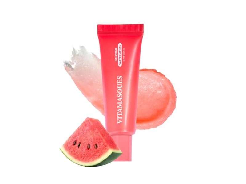 Vitamasques Smooth & Nourish Lip Sugar Scrub, Watermelon, 0.33 fl oz/10 mL