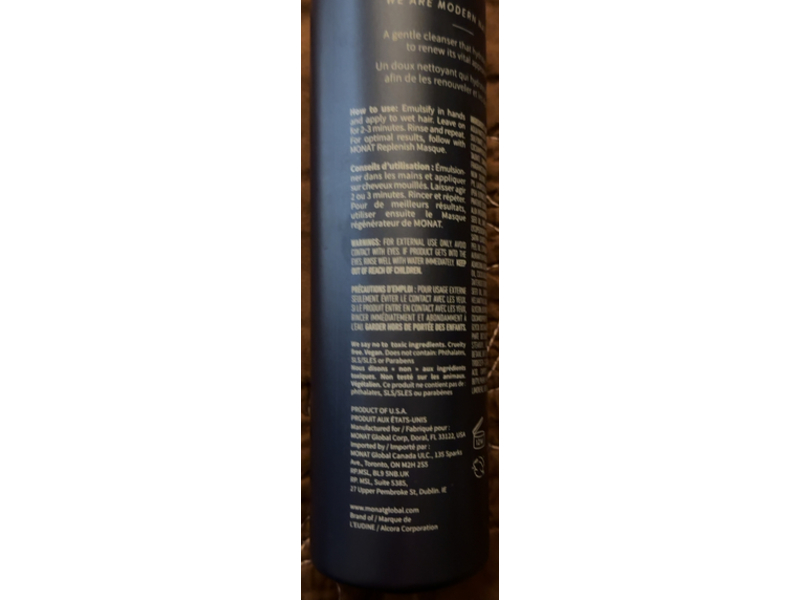 Monat Renew Shampoo, 8 fl oz/ 237 mL