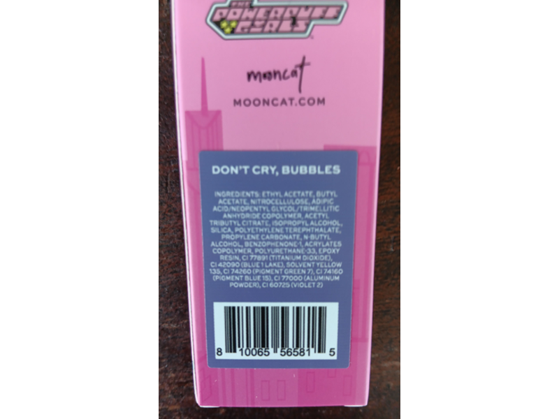 Mooncat The Powerpuff Girls Nail Lacquer, Don't Cry, Bubbles, 0.4 fl oz/12 mL