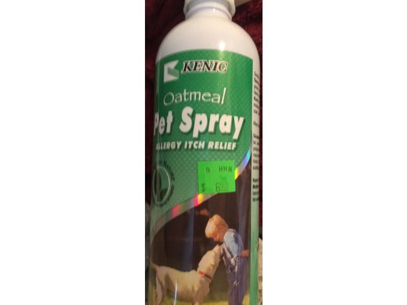 Kenic Pet Spray, Oatmeal, 481.9 g