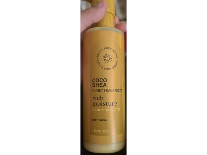 Bath & Body Works Rich Moisture Body Lotion, Coco Shea Honey Fragranced, 7.8 fl oz/230 mL