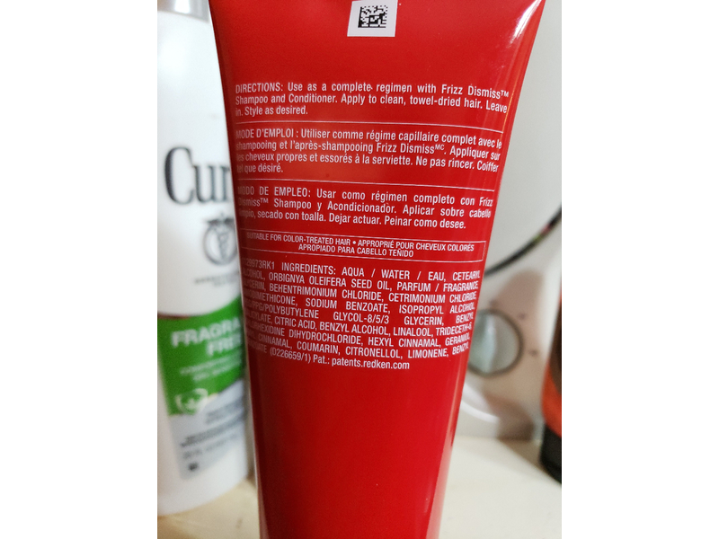 Redken Frizz Dismiss Rebel Tame Leave-In Smoothing Control Cream, 8.5 Fl oz/250 ml