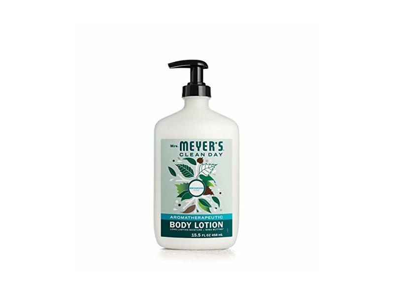 Mrs. Meyer's Clean Day Body Lotion for Dry Skin, Birchwood Scent, 15.5 oz