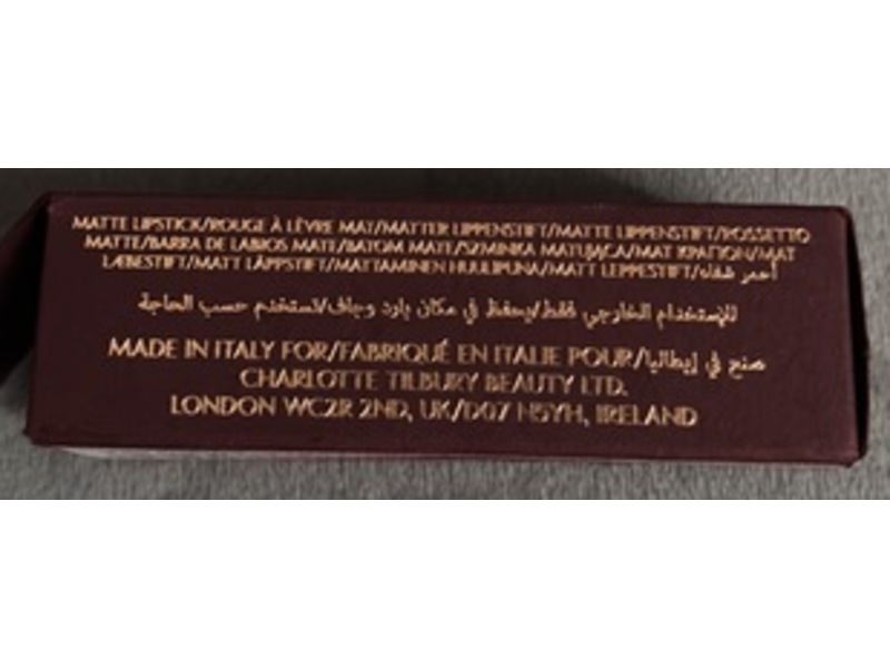 Charlotte Tilbury Matte Revolution Luminous Modern-Matte Lipstick, Red Carpet Red, 0.12 oz/3.5 g