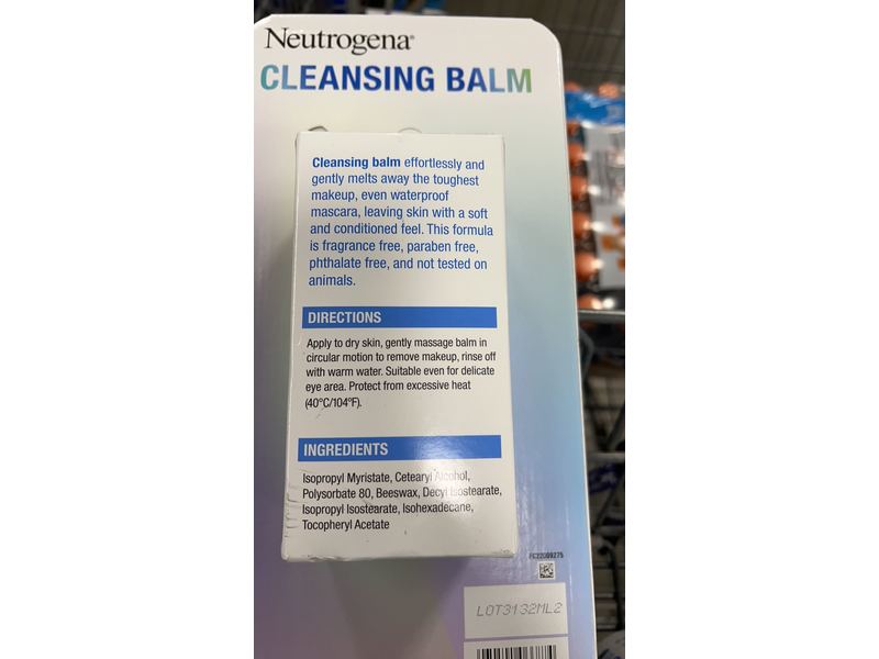 Neutrogena Cleansing Balm, 2.6 oz, 2 Count