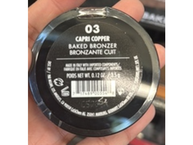 Milani Baked Bronzer, Capri Copper, 0.12 oz/3.5 g