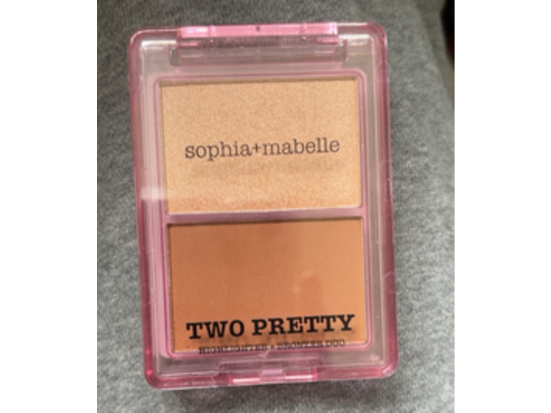Sophia + Mabelle Two Pretty Highlighter + Bronzer Duo, Sunlit Sand Volume II, 0.21 oz/6 g
