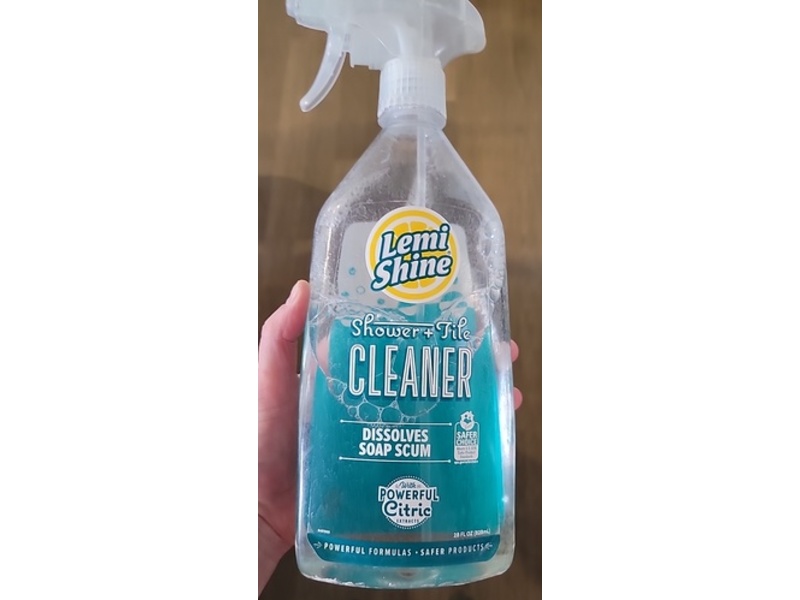 Lemi Shine Shower + Tile Cleaner, Powerful Citric, 28 fl oz/828 mL