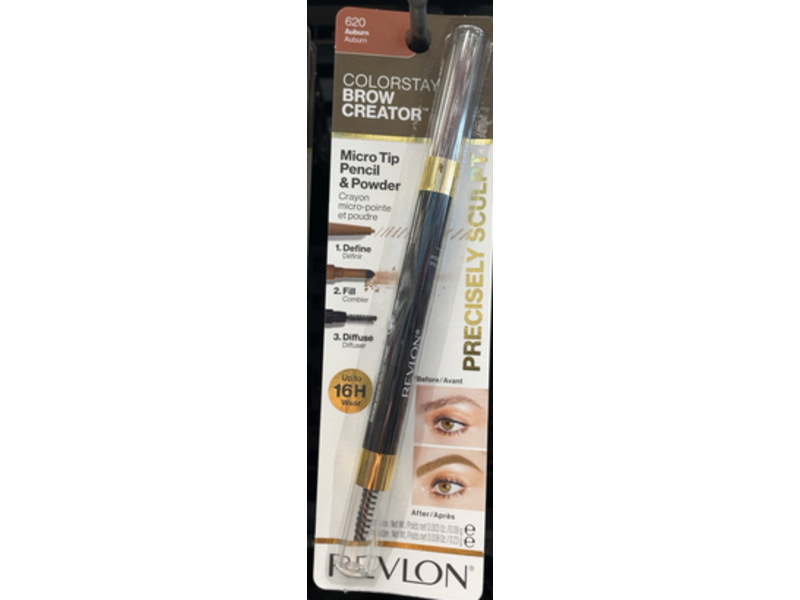 Revlon ColorStay Brow Creator Micro Tip Pencil & Powder, 620 Auburn