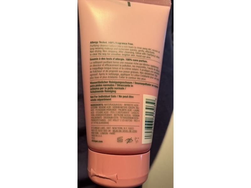 Clinique All About Clean Rinse Off Foaming Cleanser Mousse, 5 fl oz/150 mL