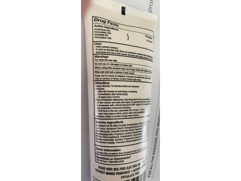 Aloe Up Coco Mango Sunscreen Lotion, SPF 50, 4 fl oz/118 mL