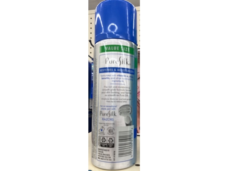 Pure Silk Rich & Luxurious Shave Cream, Aloe & Vitamin E, 10.88 oz