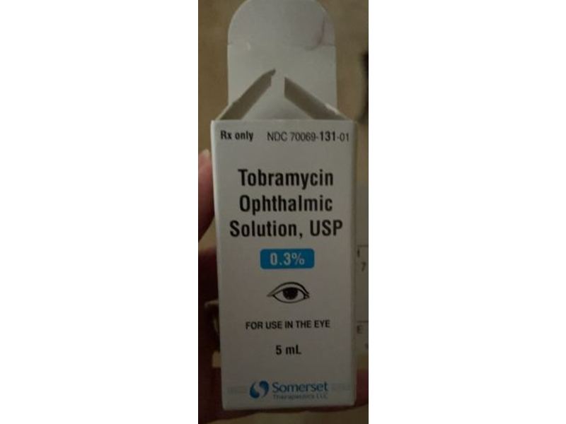 Tobramycin Ophthalmic Solution Usp, 0.3%, 5 mL Somerset Theraeutics, LLC. (RX)