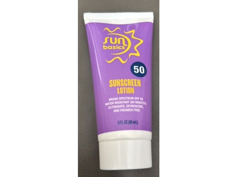 Sun Basics Sunscreen Lotion, SPF 50, 3 fl oz/89 mL
