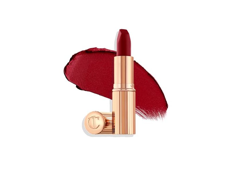 Charlotte Tilbury Matte Revolution Luminous Modern-Matte Lipstick, Red Carpet Red, 0.12 oz/3.5 g