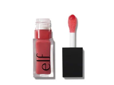 e.l.f Glow Reviver Lip Oil, Rose Envy, 0.25 fl oz/7.6 mL