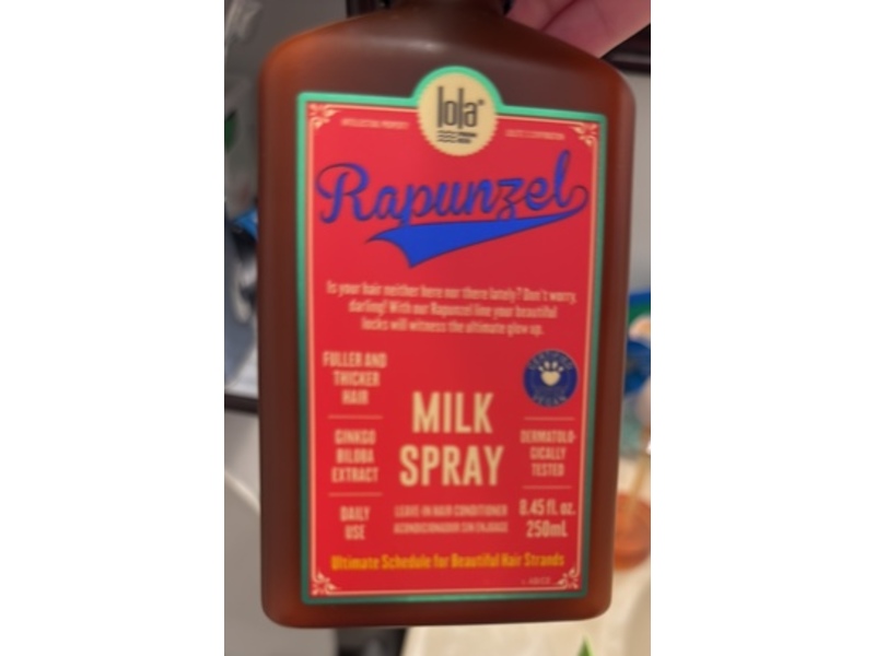 Lola Rapunzel Leave-In Conditioner Milk Spray, 8.45 fl oz/250 mL
