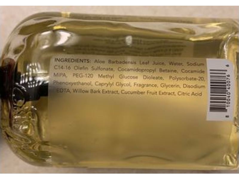 Caren Aloe Vera + Botanicals Hand Wash, Lemon Thyme, 14 oz/414 mL