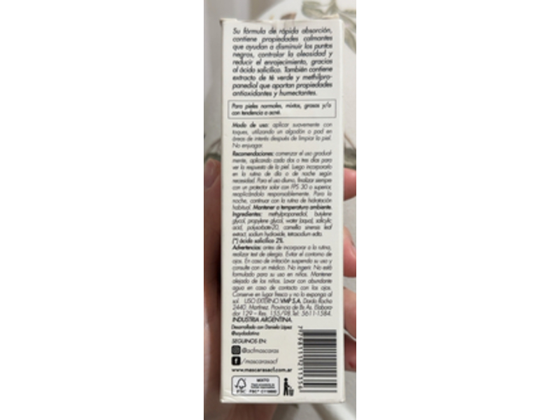 Acf By Dadatina Exfoliating Tonic, 75 mL