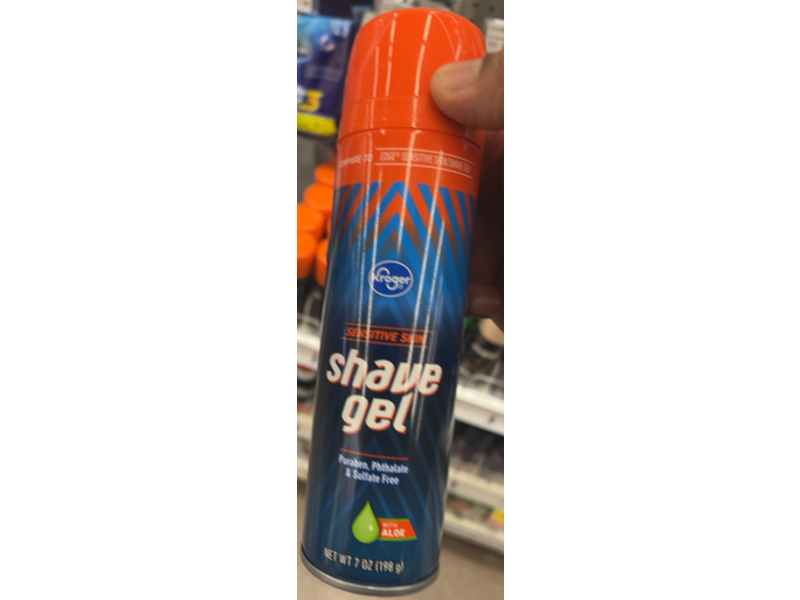 Kroger Shave Gel, Aloe, 7 oz/198 g