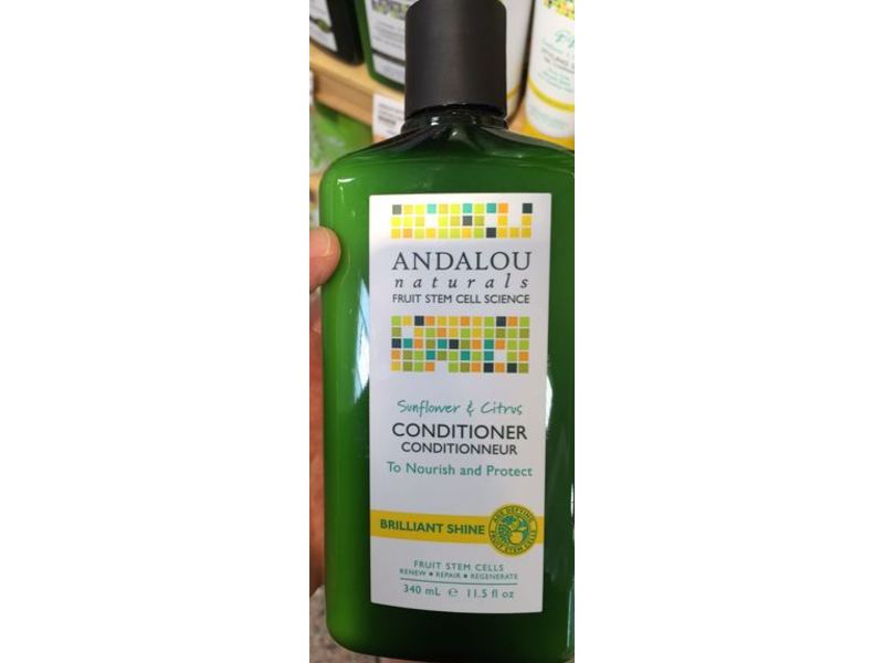 Andalou Naturals Conditioner, Brilliant Shine, Sunflower & Citrus, 11.5 fl oz / 340 mL