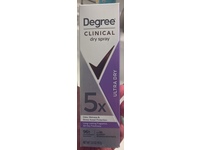 Degree Clinical Antiperspirant Deodorant Ultra Dry Spray, 3.8 oz/107 g - thumbnail 2