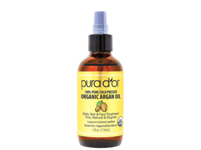 Purad'or Hydrate & Nourish Skin & Hair Oil, Organic Argan Oil, 4 fl oz/118 mL