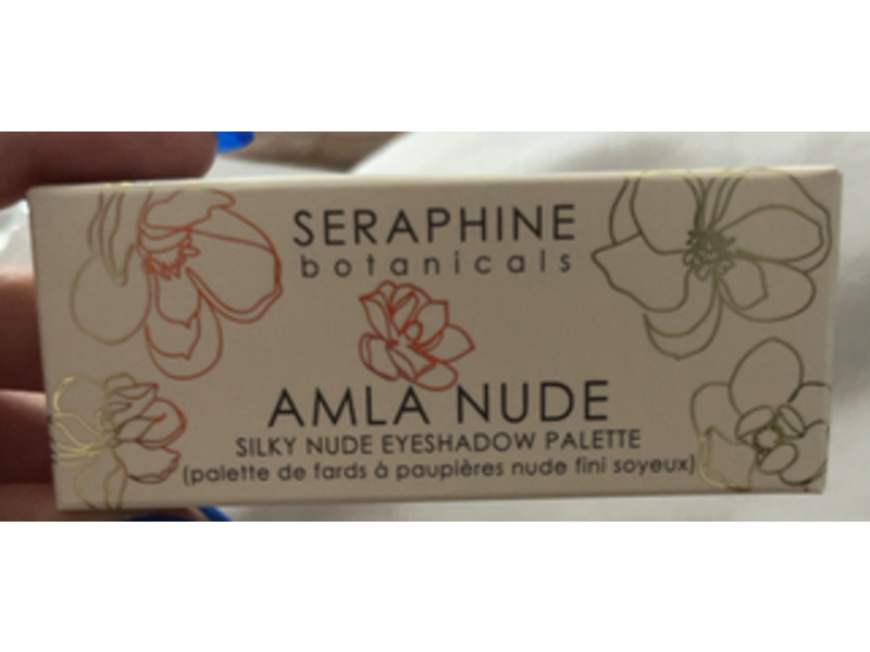 Seraphine Notanicals Amla Nude Silky Eye Eyeshadow Palette, Dawn Light, 0.14 oz/ 4 g
