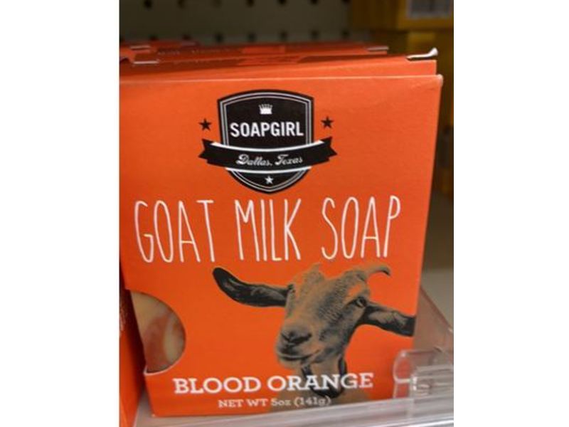 Soapgirl Goat Milk Soap, Blood Orange, 5 oz/141 g
